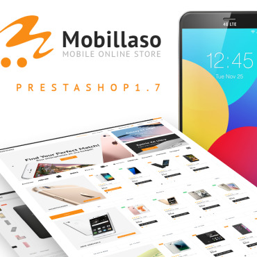 Mobile Shop Prestashop Templates 67629
