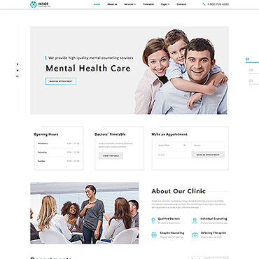 Health Beauty Responsive Website Templates 67685