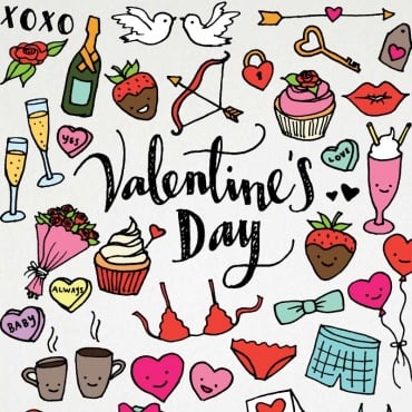 Day Valentine Illustrations Templates 67710