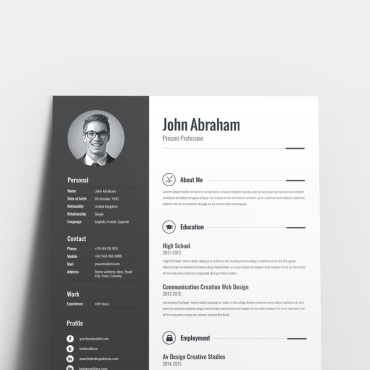 Resume A4 Resume Templates 67714