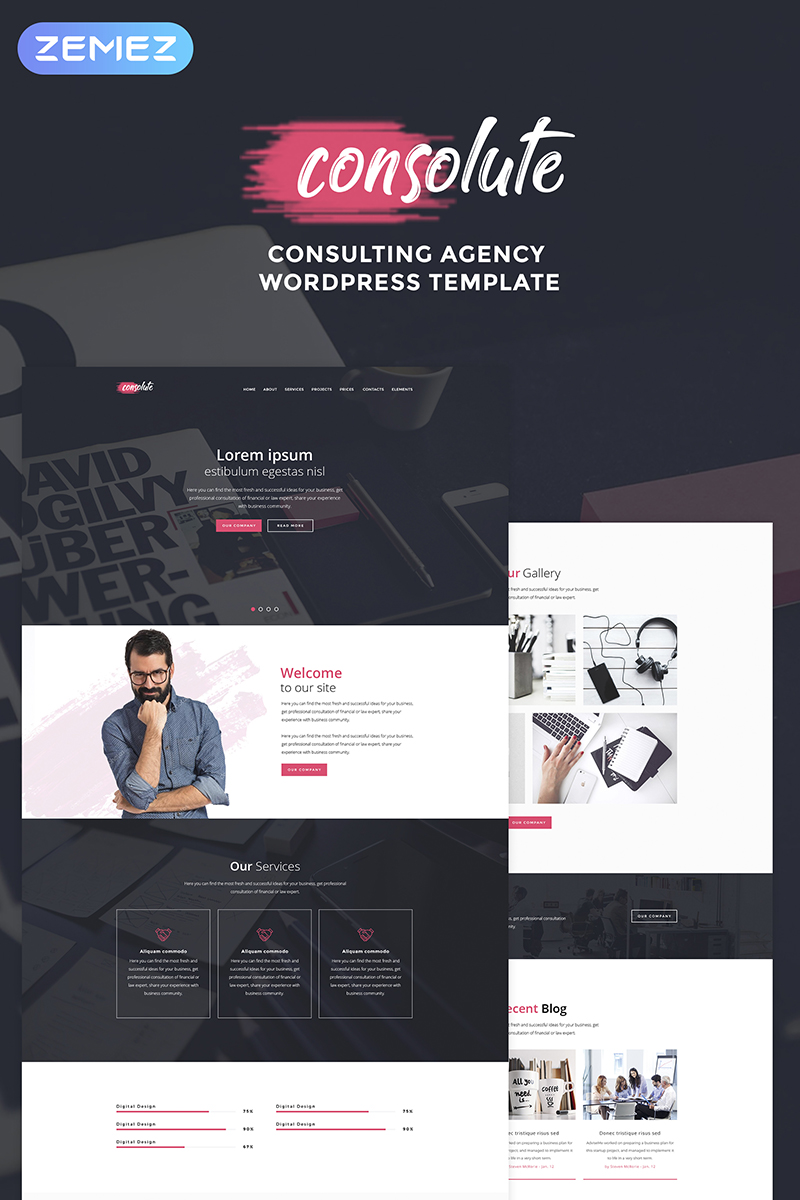 Consolute - Powerful Consulting Agency WordPress Theme