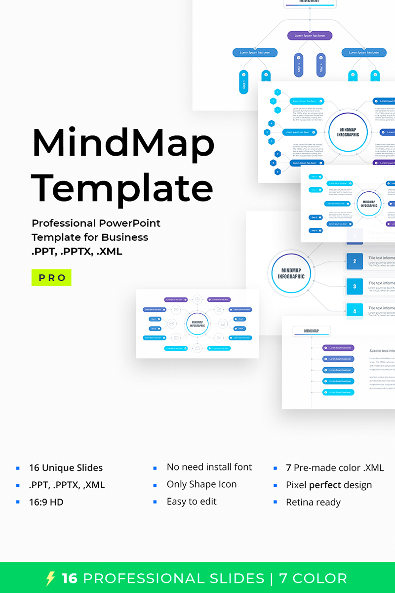 Mindmap - PowerPoint template