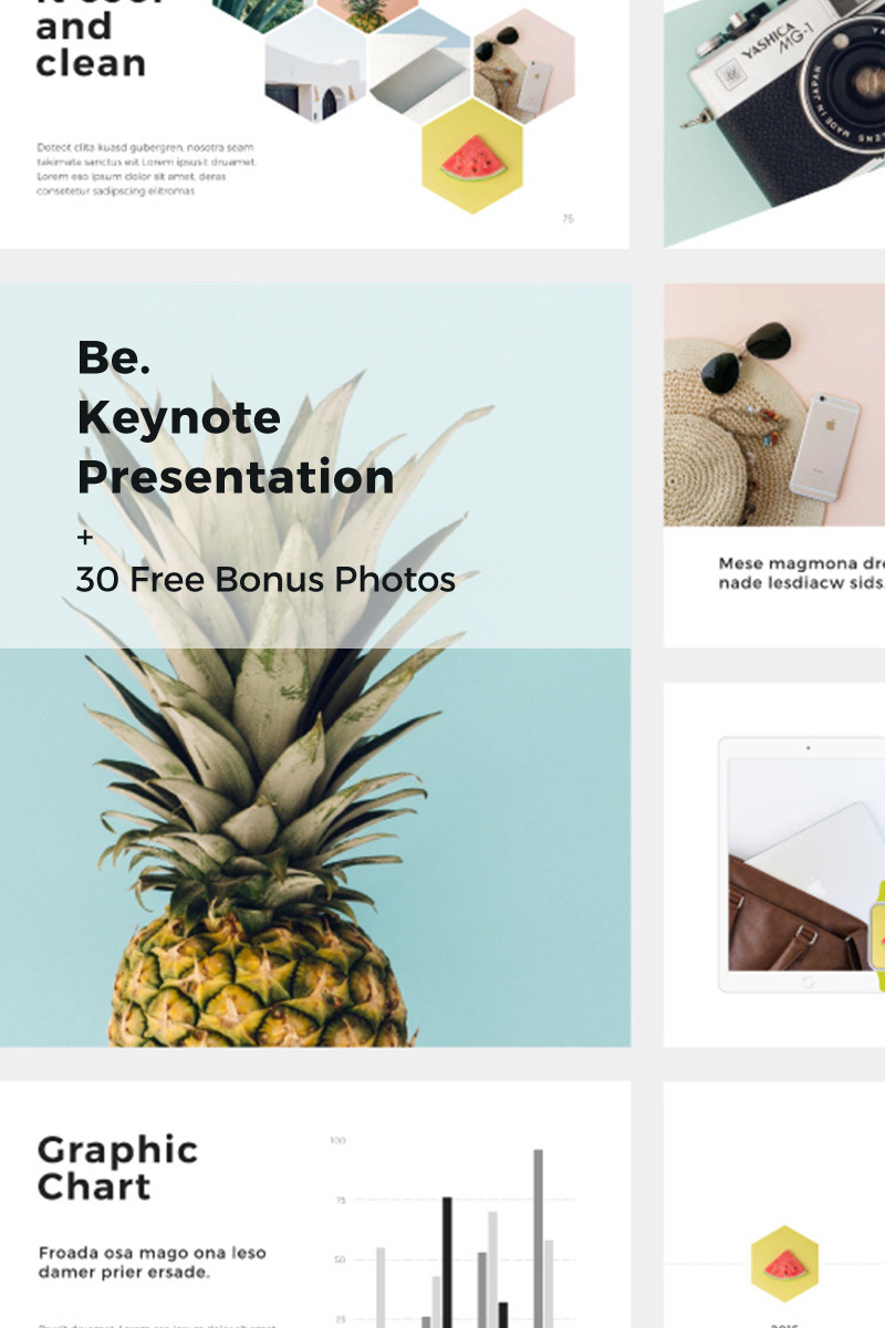 Be + 30 Photos - Keynote template