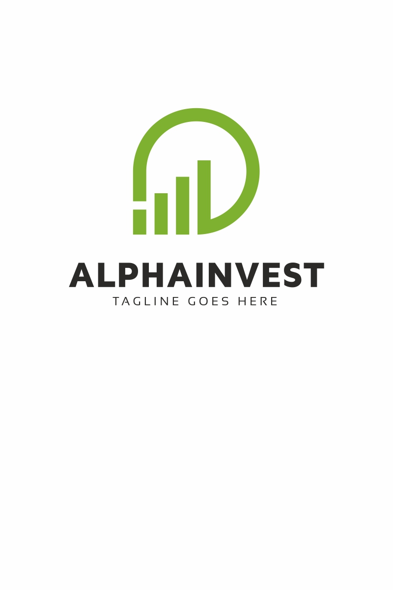 Alpha Invest Logo Template