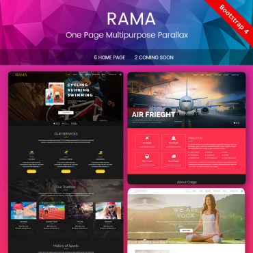 Business Colorful Landing Page Templates 67827