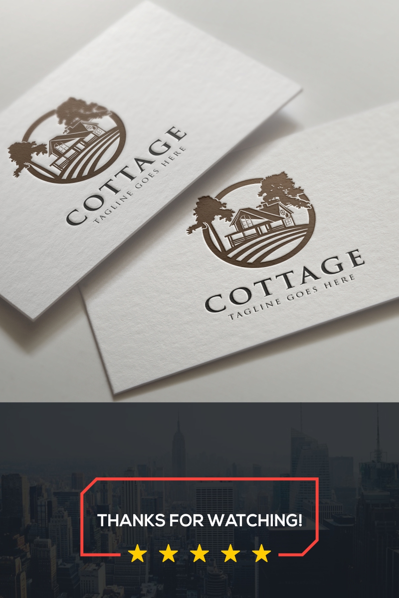 Cottage Village Logo Template
