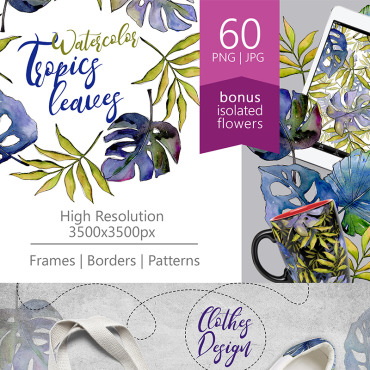 Tropical Tropic Illustrations Templates 67843