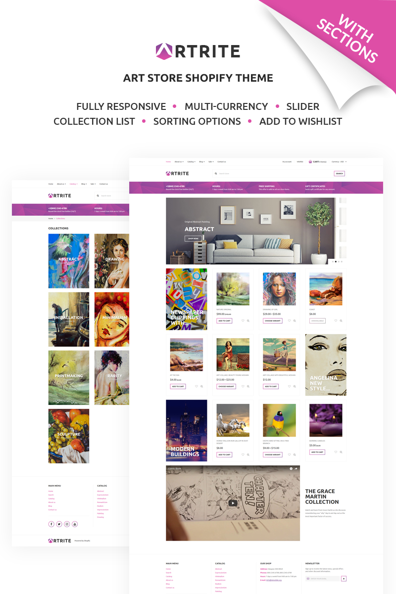 Canvas Cove - Marvellous Art & Paintings Online Store Shopify Theme