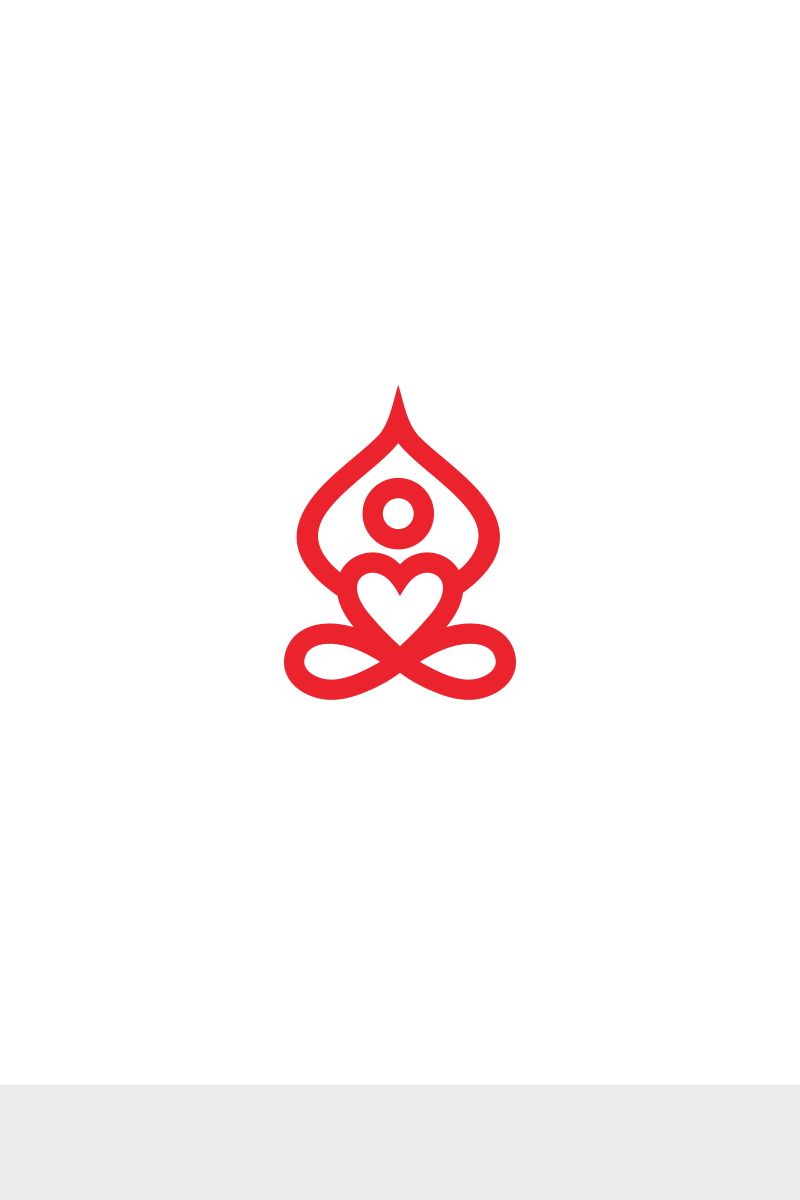 Iconic Yoga Logo Template