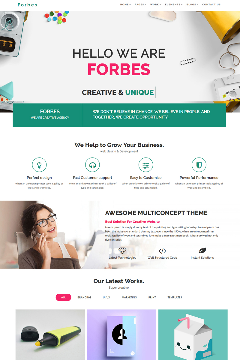Forbes - Multipurpose HTML5
