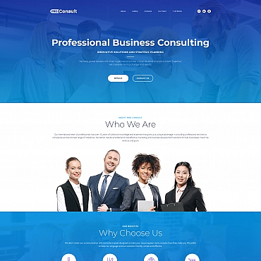 Management Firm Landing Page Templates 67953