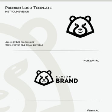 Agency Bear Logo Templates 68068