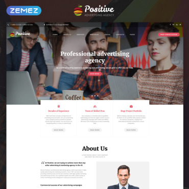 Products Company Responsive Website Templates 68082