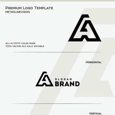 A Letter Logo Templates 68105