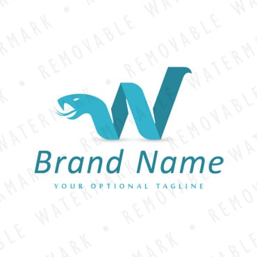 W Twisted Logo Templates 68115