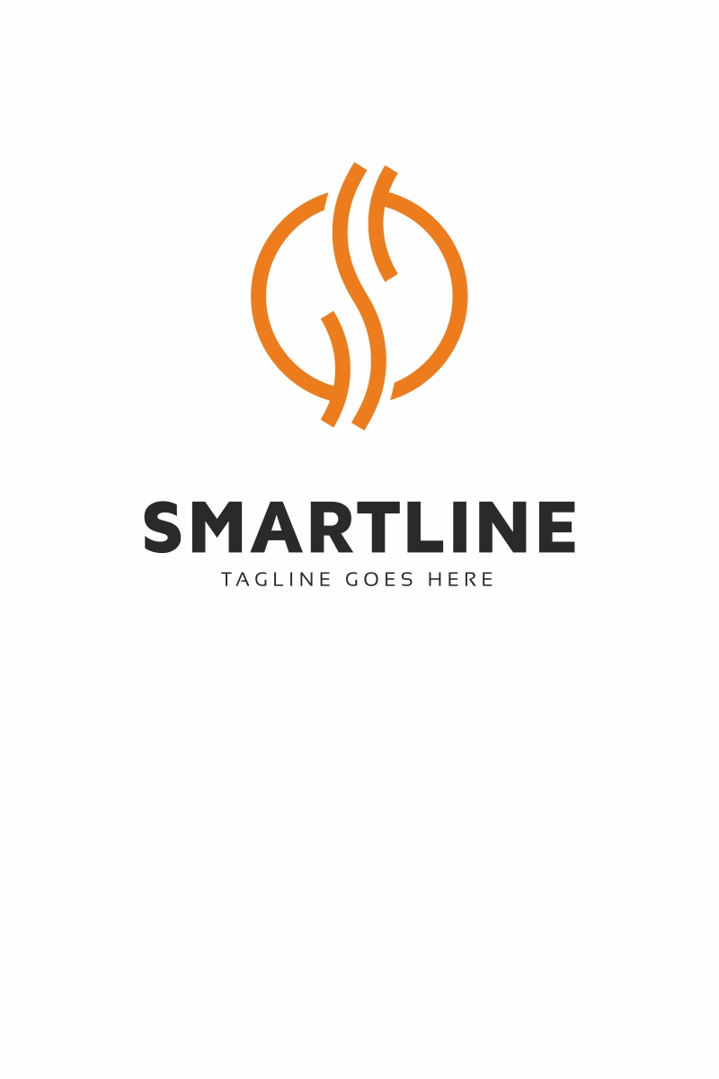 Smart Line S Letter Logo Template