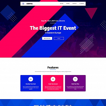 Tech Information Landing Page Templates 68224