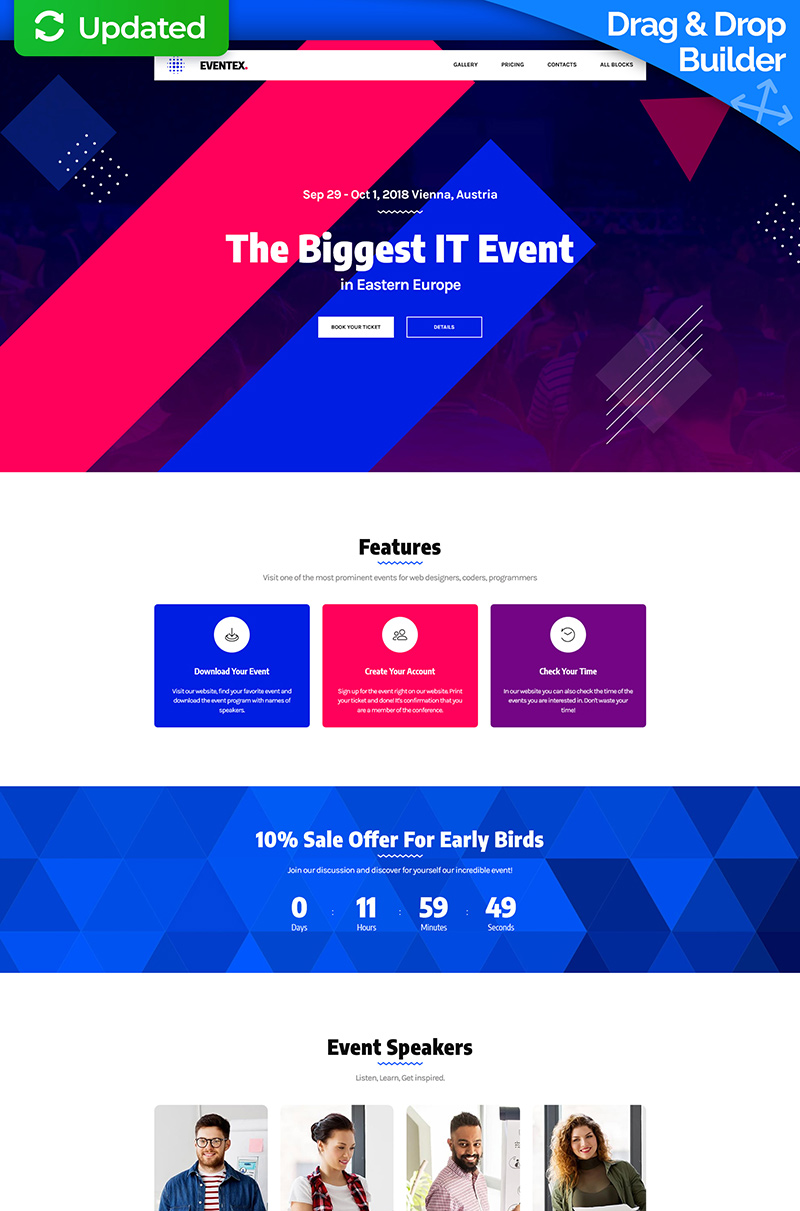 Eventex - Corporate Event Landing Page Template