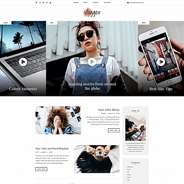 Page Blog Landing Page Templates 68228