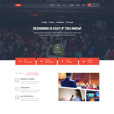 Management Conference Landing Page Templates 68298