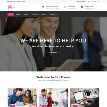 Bootstrap Business Responsive Website Templates 68329
