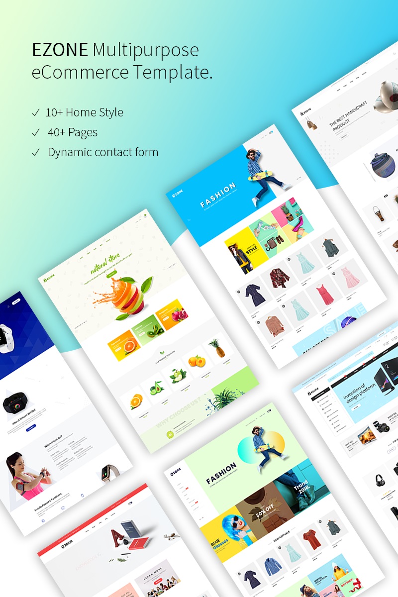 Ezone - eCommerce Website Template