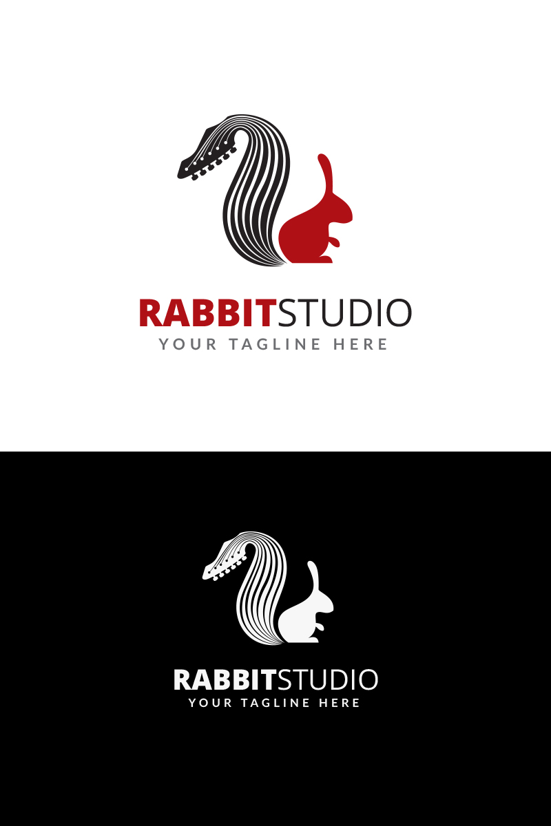 Rabbit Studio Logo Template