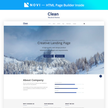 Technical Corporate Landing Page Templates 68348