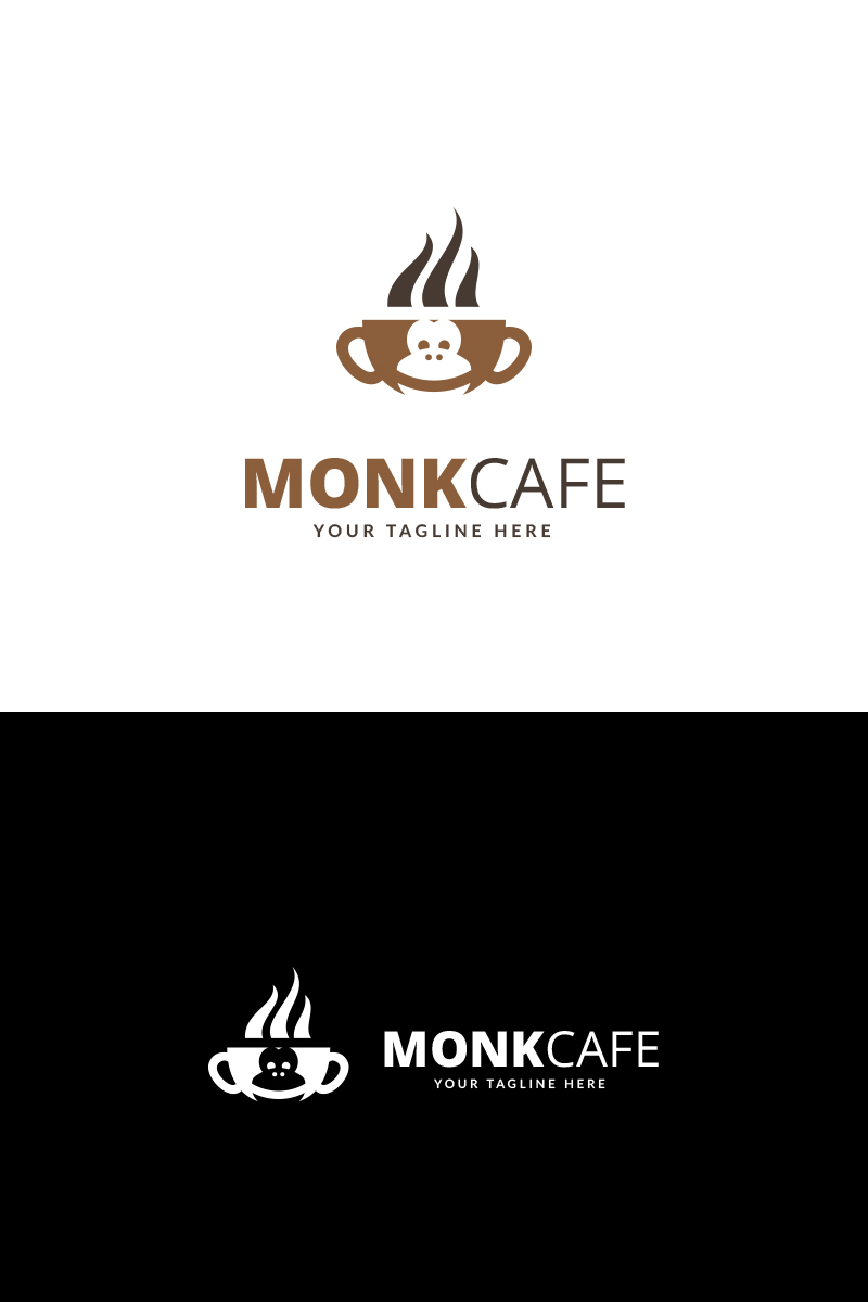 Monk Cafe - Logo Template