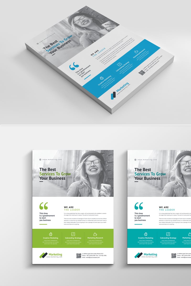 Minimal Flyer - - Corporate Identity Template