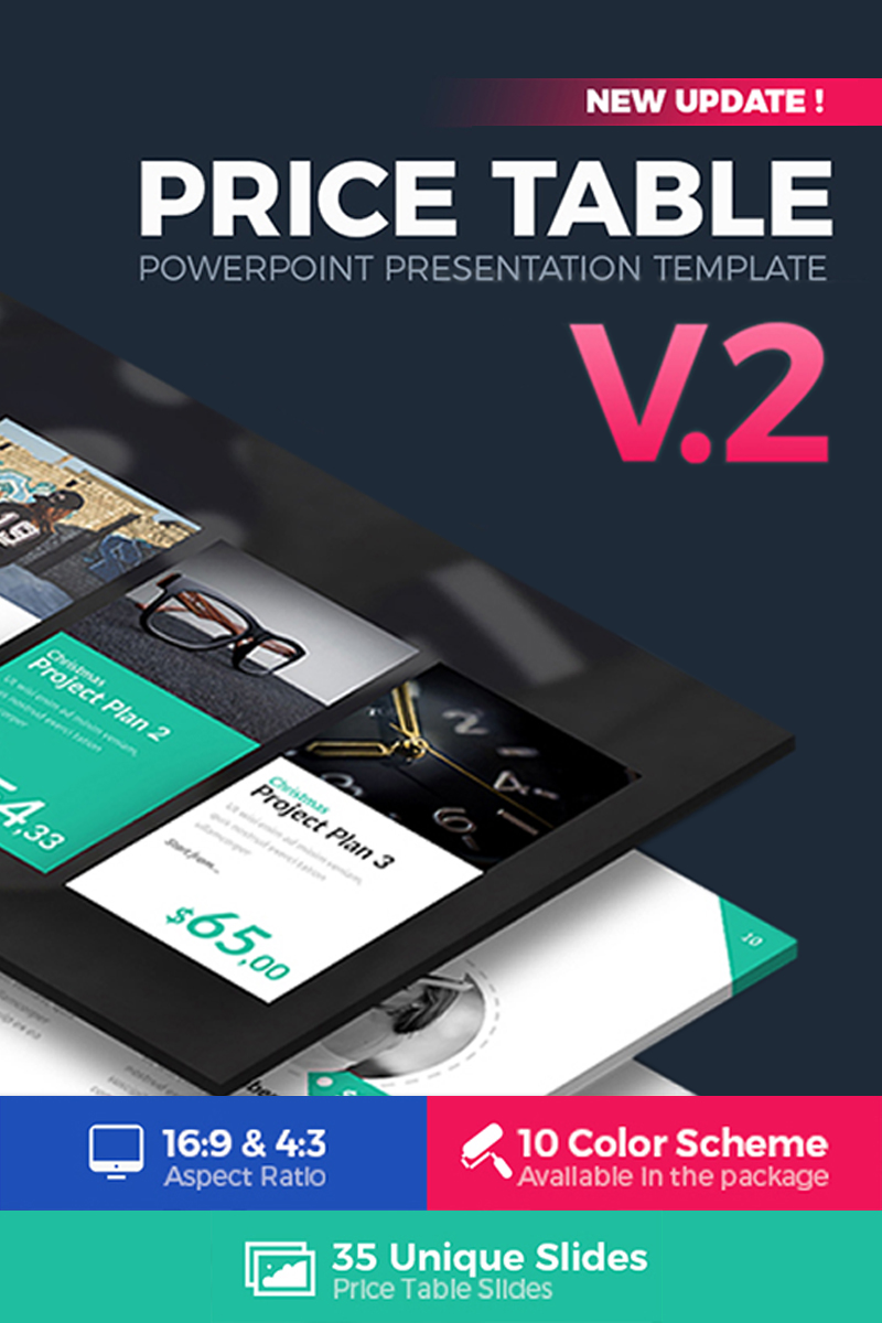 Price Table  V2 - PowerPoint template