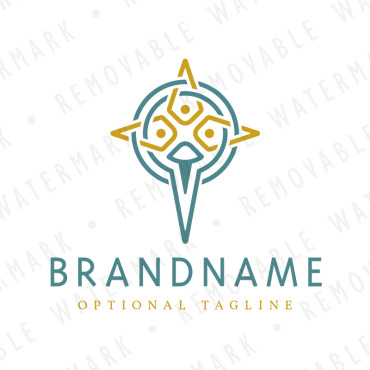 Compass Cross Logo Templates 68419