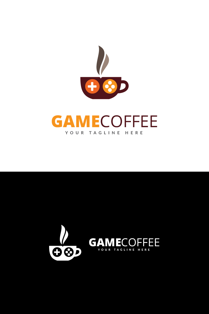 Game Coffee - Logo Template