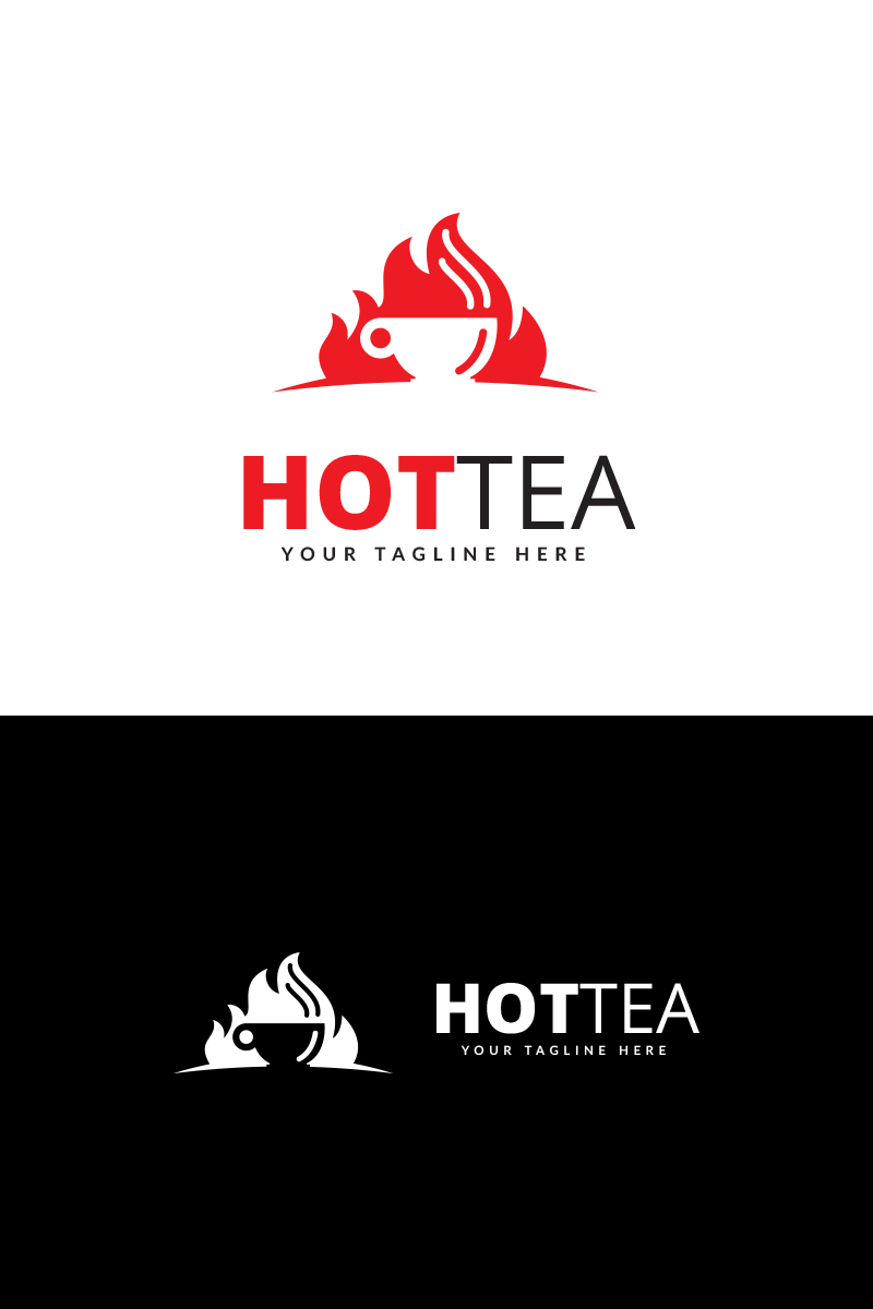 Hot Tea - Logo Template