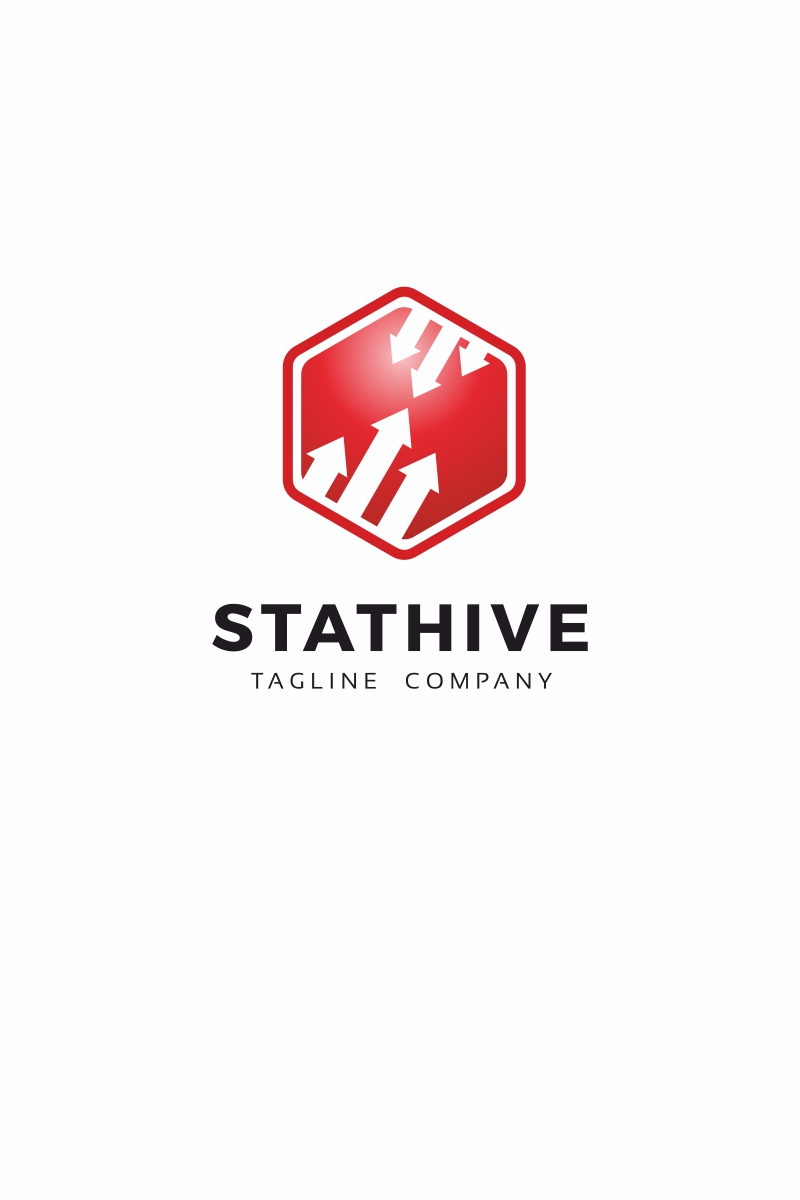 Stat Hive Data Logo Template