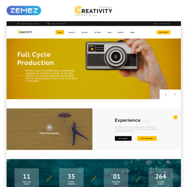 Products Company Responsive Website Templates 68508