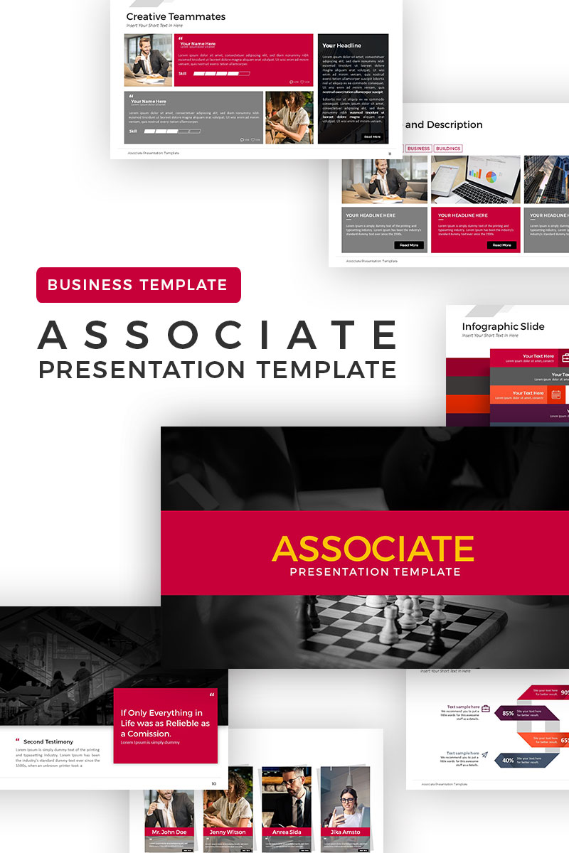 Associate Presentation PowerPoint template