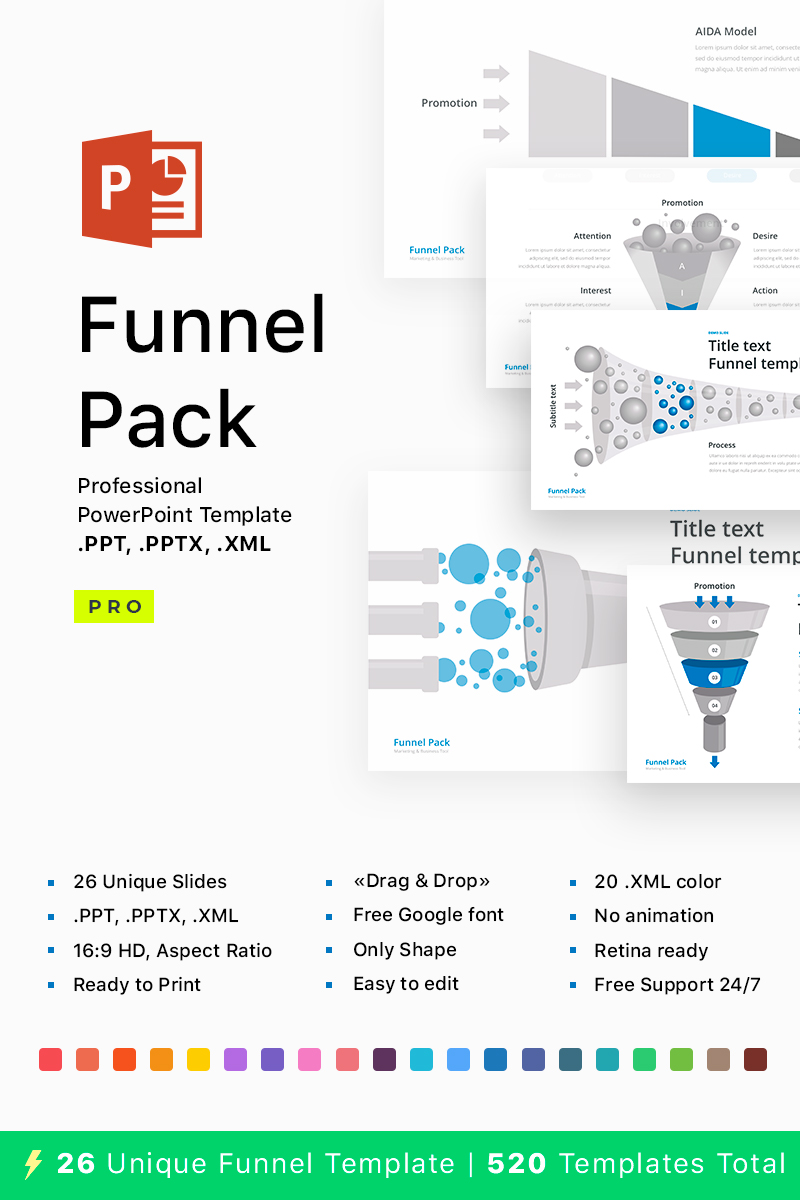 Funnel Pack - PowerPoint template