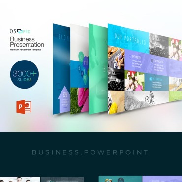 Portfolio Business PowerPoint Templates 68593