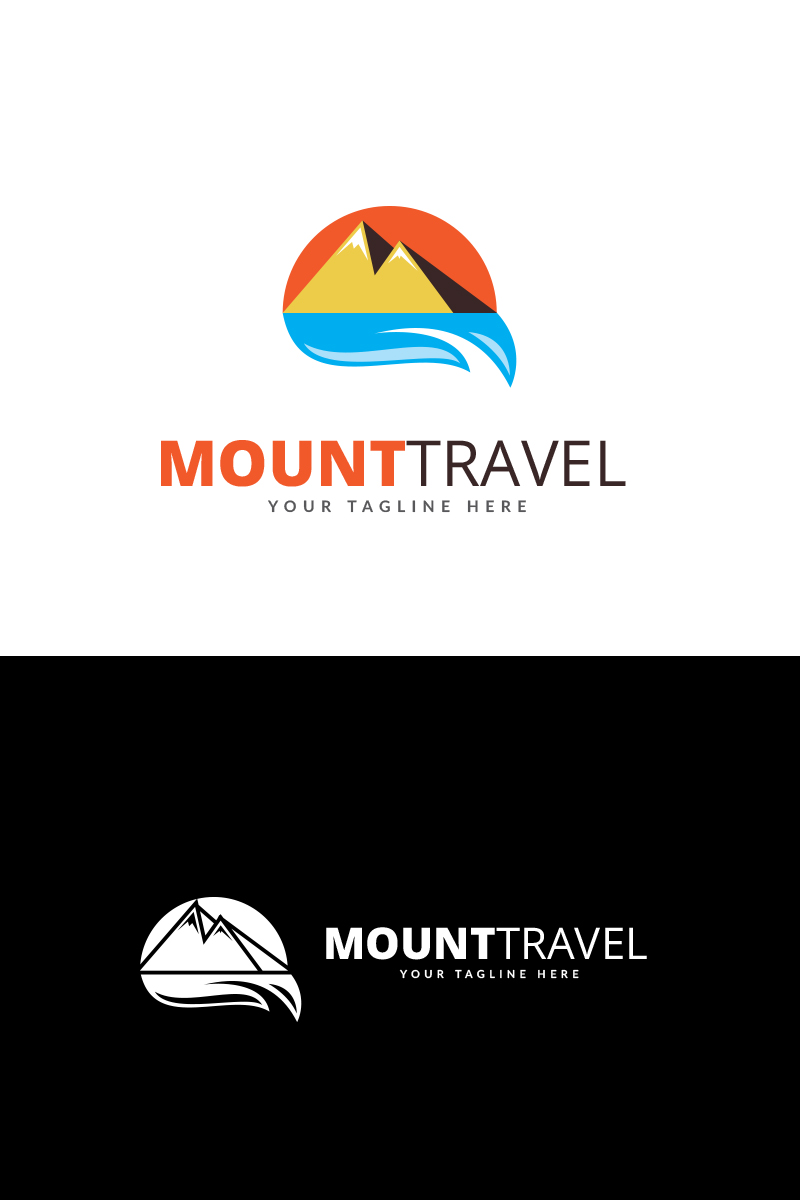 Mount Travel Logo Template