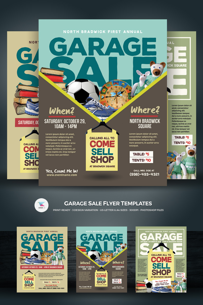 Garage Sale Flyer - Corporate Identity Template
