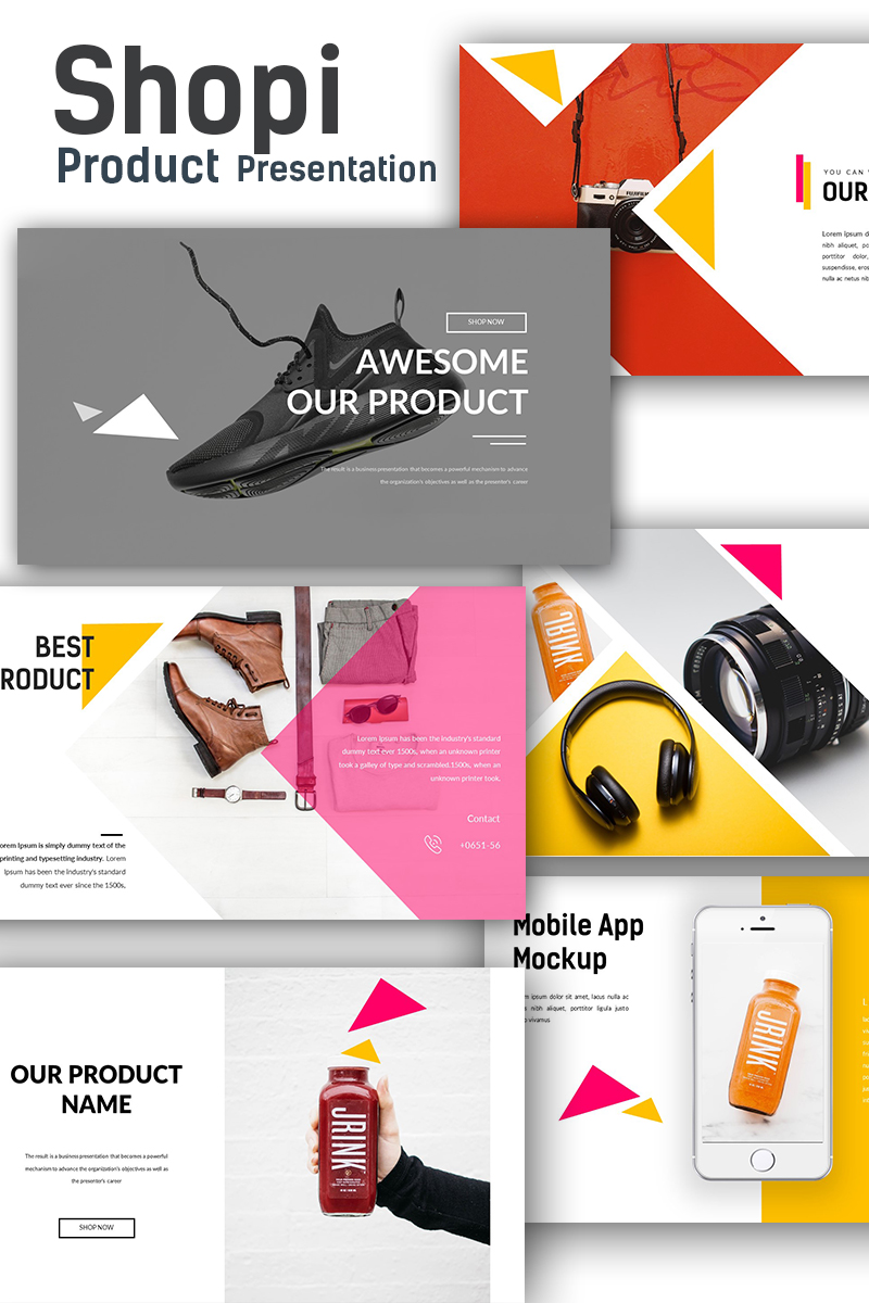 Shopi Shop Presentation - Keynote template