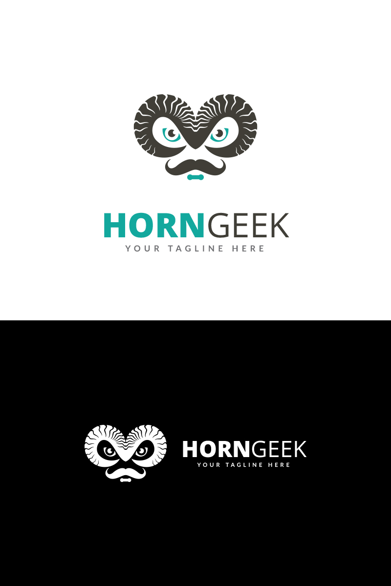 Horn Geek Logo Template