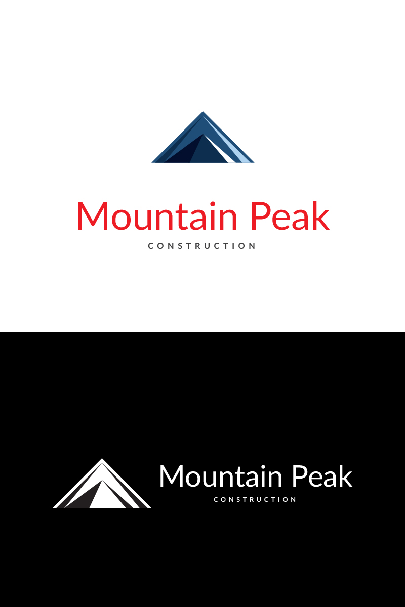 Mountain Peak Logo Template