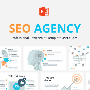 Agency Report PowerPoint Templates 68769