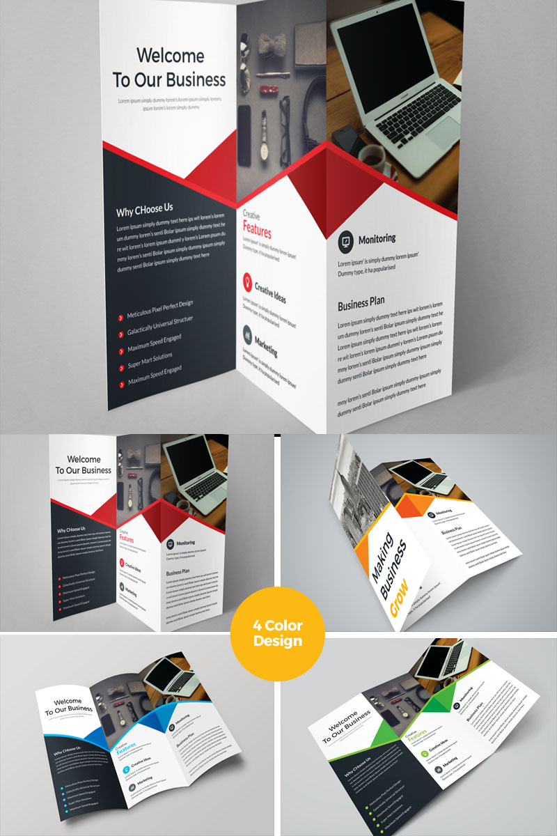 The Corporate Trifold Brochure - Corporate Identity Template