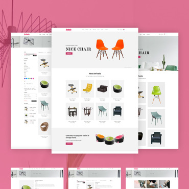 E-commerce Fashion Responsive Website Templates 68847