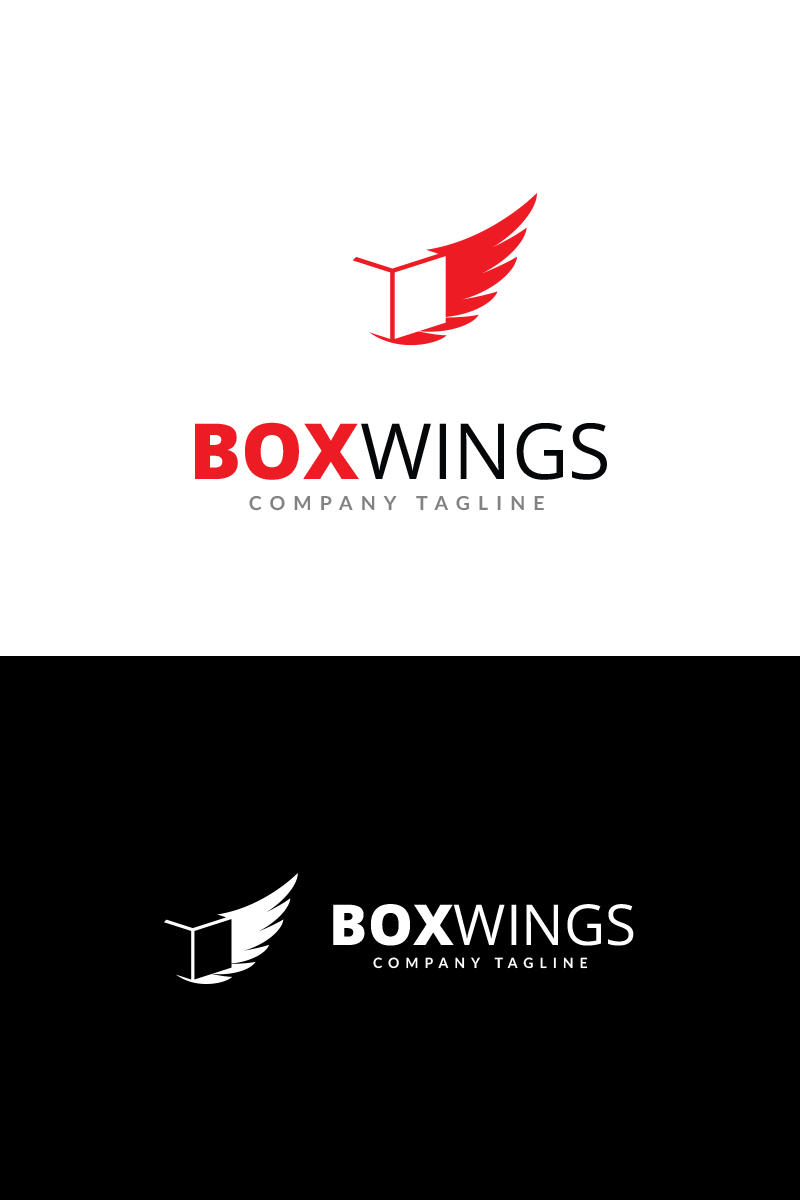 Box Wings - Logo Template