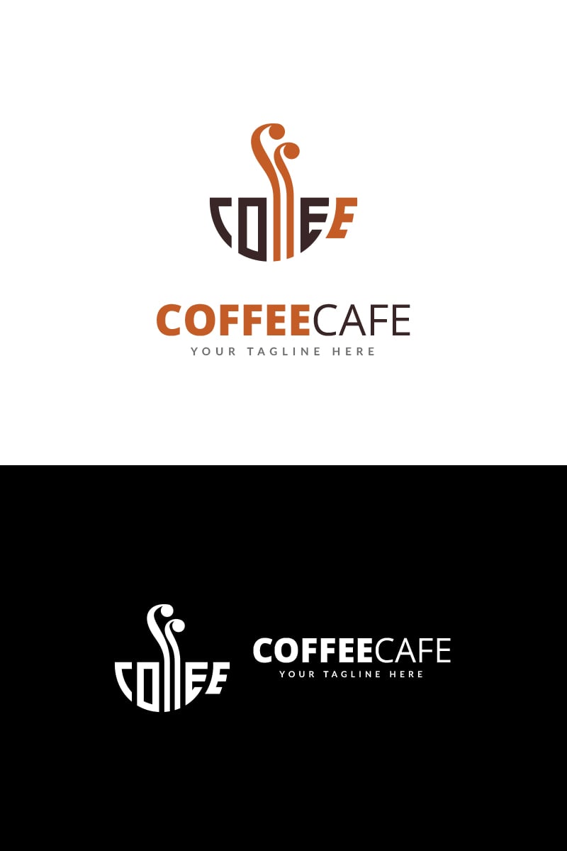  Creative Coffee Lettering Creating a  Coffee Cup Coffee Cafe Logo Template
