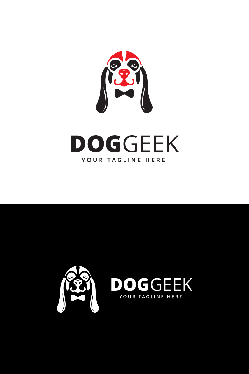 Dog Geek - Logo Template